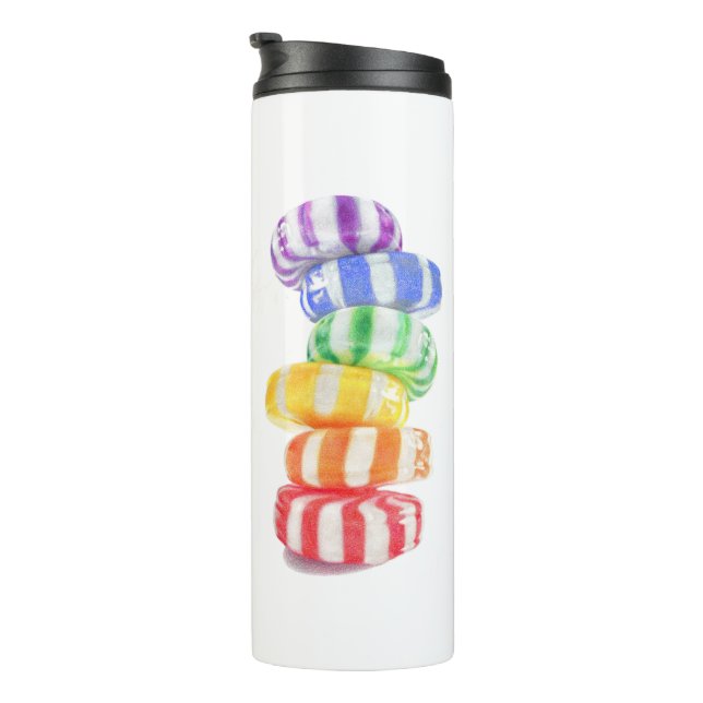 RAINBOW CANDY Thermal Tumbler (Rotated Right)
