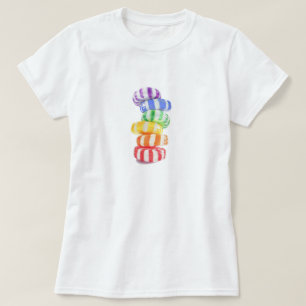 RAINBOW CANDY Women's Basic T Shirt