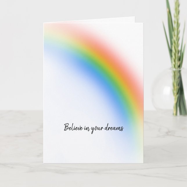 Rainbow Card (Front)