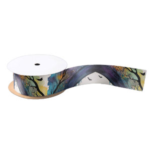 Rainbow Castle Garden Path Pagan Handfasting Satin Ribbon