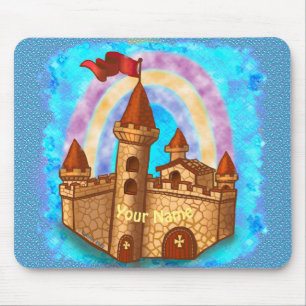 Rainbow Castle Mouse Pad