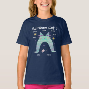 rainbow cat art T-Shirt