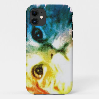 Rainbow Cat Face iPhone 11 Case