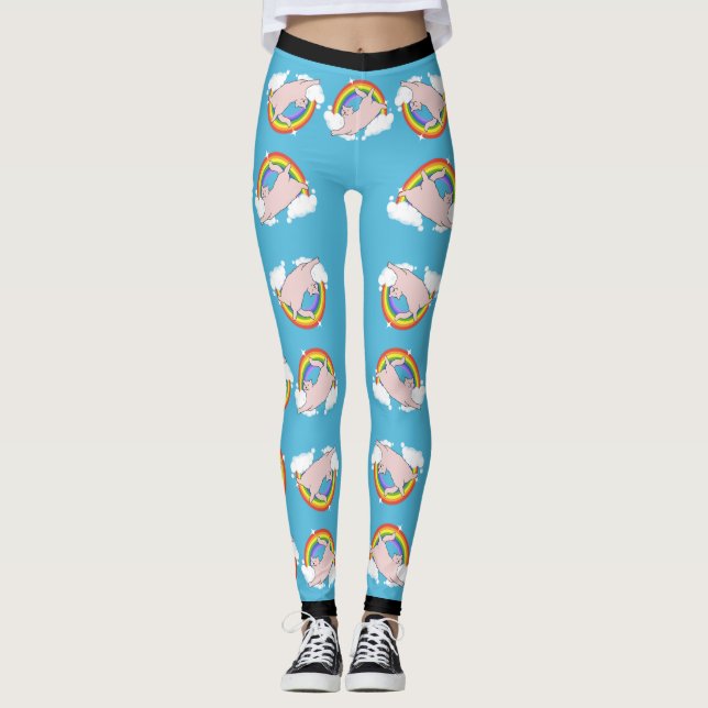 Rainbow Cat Leggings (Front)