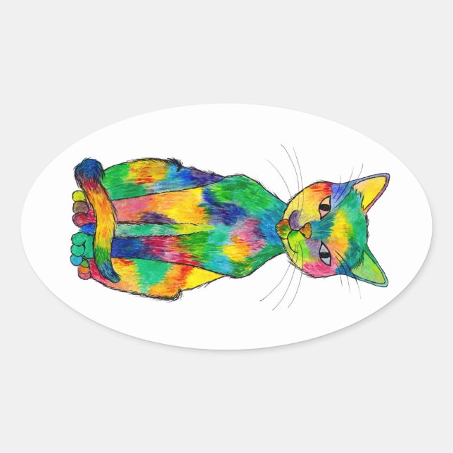 Rainbow Cat Stickers (Front)