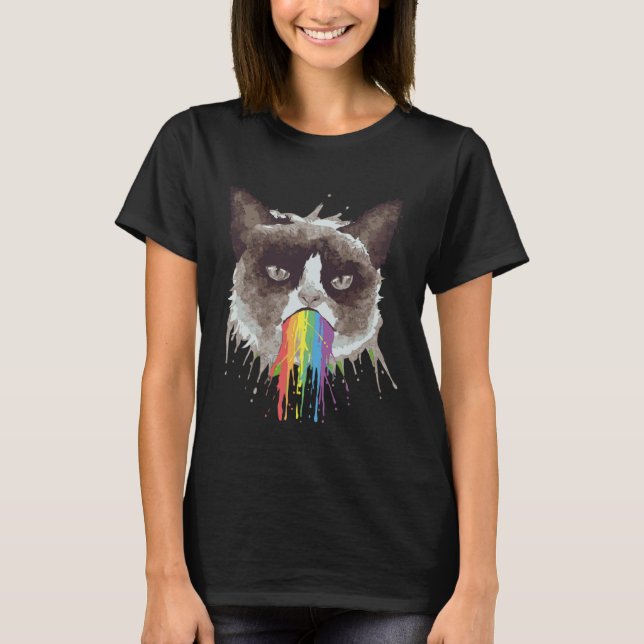 Rainbow Cat T-Shirt (Front)