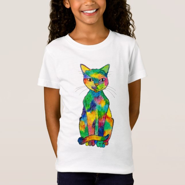 Rainbow Cat T-Shirt (Child) (Front)