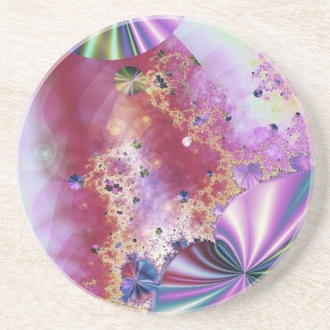 Rainbow CDs Coaster (Front)