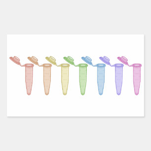 Rainbow Centrifuge Tube Sticker