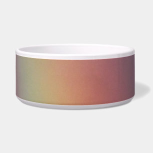 RAINBOW ceramic dog dish bowl m3galleryStudio