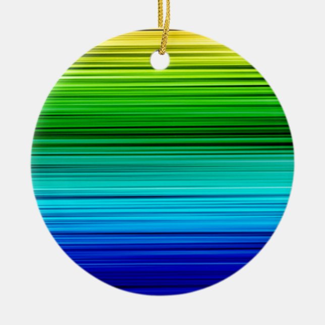 Rainbow Ceramic Tree Decoration (Front)