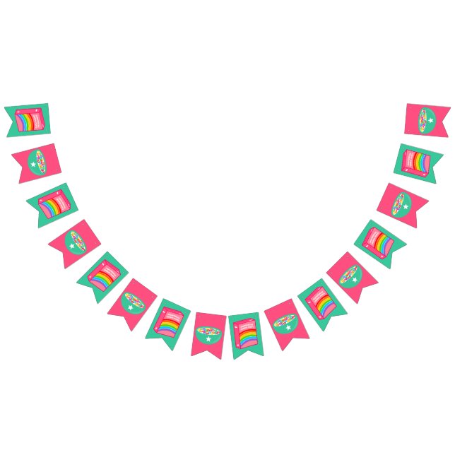 Rainbow Cereal Birthday Party Bunting (All)