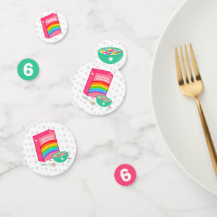 Rainbow Cereal Birthday Party Confetti
