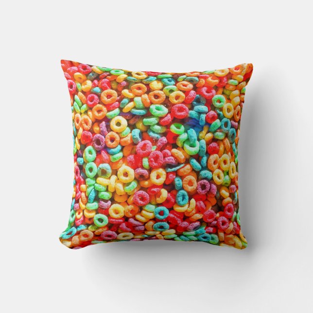Rainbow Cereal Cushion (Front)
