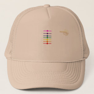 Rainbow Chakra Stripes infiniteLi Trucker Hat