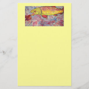 rainbow chasing fly stationery