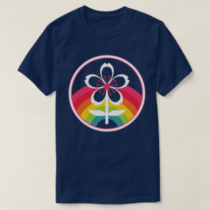 rainbow cherry blossom T-Shirt