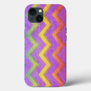 Rainbow Chevron by Shirley Taylor iPhone 13 Case