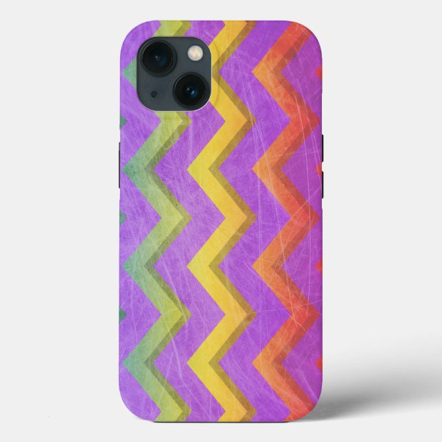 Rainbow Chevron by Shirley Taylor Case-Mate iPhone Case (Back)