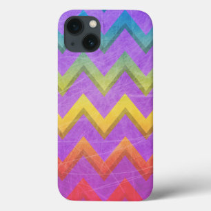 Rainbow Chevron by Shirley Taylor iPhone 13 Case