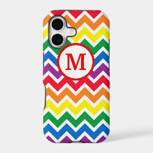 Rainbow Chevron Initial