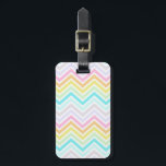 Rainbow Chevron Luggage Tag<br><div class="desc">Travel in style with this Rainbow Chevron Luggage Tag! Dont forget to check out our entire product range featuring a Rainbow Chevron Design!</div>