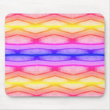 Rainbow Chevron mouse pad
