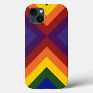 Rainbow Chevrons iPhone 13 Case