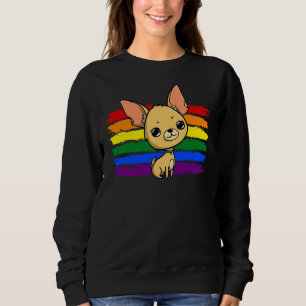 Rainbow Chihuahua Sweatshirt