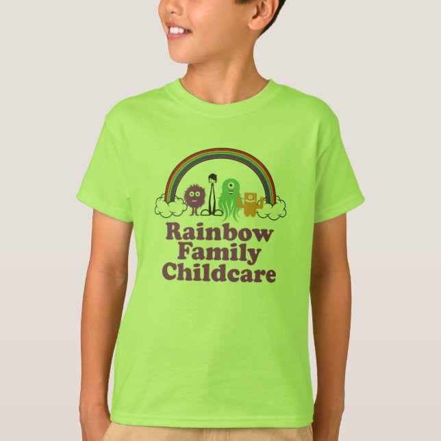 Rainbow Childcare T-Shirt (Front)