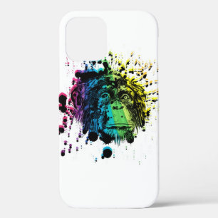 Rainbow Chimpanzee Case-Mate iPhone Case