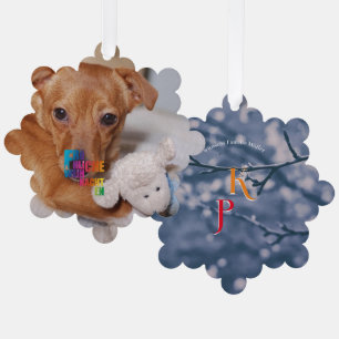 Rainbow Christmas Tree Decoration Card