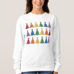 Rainbow Christmas Tree Sweatshirt