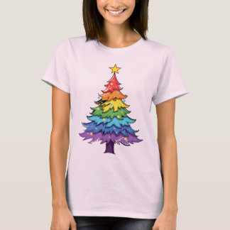 Rainbow Christmas Tree T-Shirt
