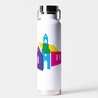 Rainbow Church Water Bottle
