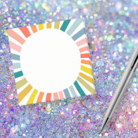 Rainbow Circle Chic Colourful Fun Modern