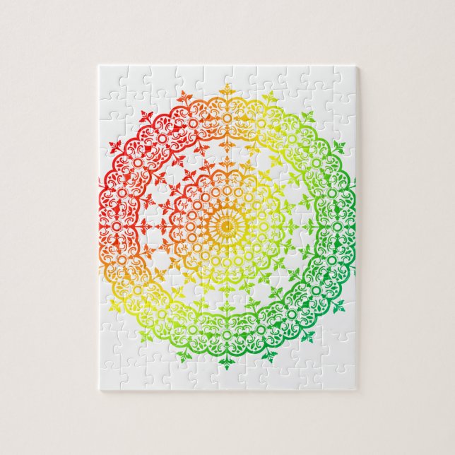 Rainbow Circles Jigsaw Puzzle (Vertical)