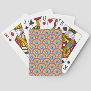 Rainbow Circles Playing Cards