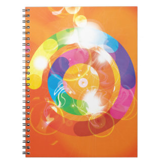 Rainbow Circles Spiral Notebook