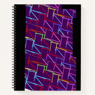 Rainbow City (sprial notebook) Notebook
