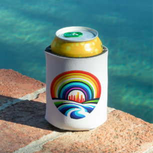 Rainbow City - Urban Hope & Diversity Can Cooler