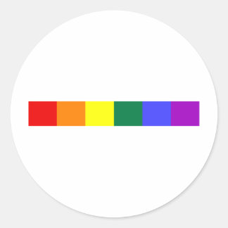 Rainbow Classic Round Sticker