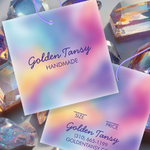 Rainbow Clothing Jewellery Price Size Hang Tag
