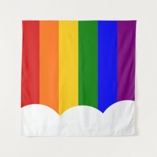 Rainbow Cloud Backdrop Tapestry