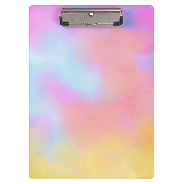 rainbow cloud clipboard (Front)