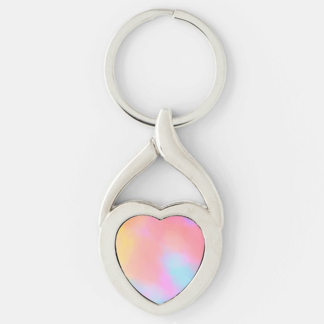rainbow cloud key ring (Front)