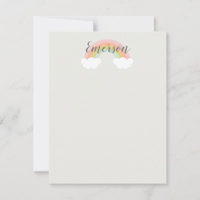 Rainbow Cloud Kids Card (Front)