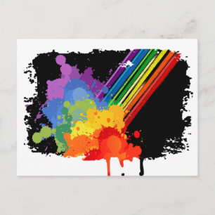 RAINBOW CLOUD -.png Postcard
