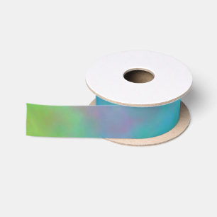 Rainbow Clouds Bath Satin Ribbon