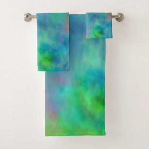 Rainbow Clouds Bath Towel Set